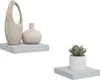 vidaXL Závěsné police 2 ks. Betonově šedé 23x23,5x3,8 cm Náhled obrázku produktu 5