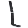 A black metal bracket with screw holes, shown against a white background. Produktbild-Vorschau