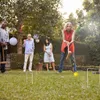 Relaxdays Krocket Spiel, 4 Spieler, Kinder & Erwachsene, Produktbild-Vorschau 2