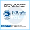 Marketing image for NSF certification in water purification. Anteprima dell’immagine prodotto