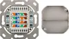 Goobay 68721 CAT 6a Prise encastrée (UP), blanc, blanc - 2x Voir les images du produit 3