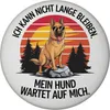 Deutscher Schäferhund mit Sonnenbrille Magnet mit Produktbild-Vorschau 1