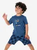 Pyjama pour garçon Schiesser Nightwear bleu atlantique - Voir les images du produit 5