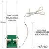 MAMOI balançoire enfant 3en1 avec ceinture de sécurité, Voir les images du produit 4