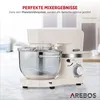 AREBOS robot kuchenny 1500W, robot kuchenny, ugniatarka z Podgląd zdjęcia produktu 3