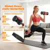 Verstellbare Hantel 24 kg Schwarz + Rot, 15 Gewichtsstufen Produktbild-Vorschau 5