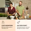 Klarstein Mikrowelle mit Grill, 800 Watt Mikrowelle Klein, Produktbild-Vorschau 2