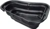 A black plastic pond liner is shown against a white background. Produktbild-Vorschau