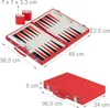 Relaxdays Backgammon Koffer, inkl. Zubehör, HxBxT: 5 x 36,5 Produktbild-Vorschau 4
