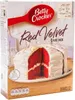 A box of Betty Crocker Red Velvet Cake Mix with a slice of cake shown. Produktbild-Vorschau