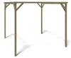 Tettoia posto auto coperto in legno 3x3 m - 9 m2 Anteprima dell’immagine prodotto 2