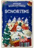Blechschild Weihnachtsgrüße SCHORTENS 20x30cm Produktbild-Vorschau 1