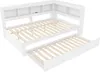 Merax daybed Daybed 140x200 cm, con letto estraibile 90 x Anteprima dell’immagine prodotto 8