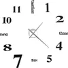3D-Wanduhr Modernes Design 100 cm XXL Schwarz Produktbild-Vorschau 3