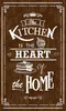 Jungengel Textilien Waschbarer Teppich Kitchen Heart Braun Produktbild-Vorschau 2