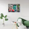 Obraz na płótnie, Czerwony skuter Toskania 120x80 cm Feeby Podgląd zdjęcia produktu 9