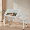 Table à dessin réglable, bureau à dessin blanc avec plateau Voir les images du produit 1
