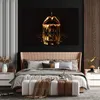 Muralo CANVAS Leinwandbild Goldene MUND Lippen auf Produktbild-Vorschau 7