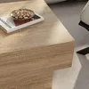 Ausziehbarer Couchtisch 'Lens' mit Stauraum 80 x 60 x 36 cm Produktbild-Vorschau 7