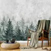 Muralo Selbstklebende Fototapete Aquarell BÄUME Pflanzen Produktbild-Vorschau 10