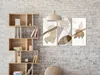 Vlies Leinwandbild - Beige Trio (3 Parts) 60x40 cm Abstrakt Produktbild-Vorschau 2