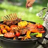 ECD Germany Okrągły ruszt grillowy ze stali nierdzewnej ze Podgląd zdjęcia produktu 7