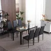 A dining room set with a table and chairs. Podgląd zdjęcia produktu