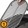 HAGE Hibachi Holzkohlegrill aus Gusseisen mit Grillrost 43 Produktbild-Vorschau 3
