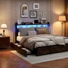 ProximaX Letto industriale 180x200 cm con illuminazione a Anteprima dell’immagine prodotto 1