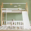Merax Etagenbett 90x200cm mit Lustiger Rutsche, Kinderbett Produktbild-Vorschau 3