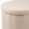 Relaxdays, panchina imbottita in tessuto tipo "teddy", con Anteprima dell’immagine prodotto 9