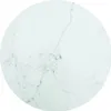 vidaXL Stolová deska bílá Ø60x0,8 cm Mramorový vzhled Náhled obrázku produktu 4
