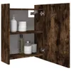 vidaXL Bad-Spiegelschrank Räuchereiche 62,5x20,5x64 cm Produktbild-Vorschau 5