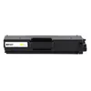 A black toner cartridge with a yellow label. Produktbild-Vorschau