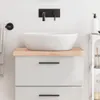 vidaXL Umyvadlová deska 60x50x(2-4) cm masivní dřevo Náhled obrázku produktu 2