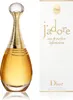A bottle of Dior J'adore Infinissime Eau de Parfum and its packaging. Voir les images du produit