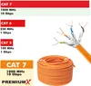 PremiumX CAT 7 Netzwerkkabel 100m LAN Kabel Simplex Produktbild-Vorschau 7