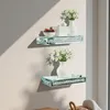 WISFOR Kristaldecoratief wandplankje, 38x15x6 cm. Glazen Productafbeelding-voorbeeld 3