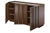 CALICOSY -  Sideboard mit 3 Türen in Nussbaumoptik B140 cm Produktbild-Vorschau 4