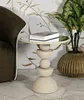 Beistelltisch Düne Spiegelplatte Eisen 45x49,5 cm creme Produktbild-Vorschau 6
