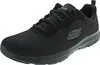 A black Skechers Flex Appeal 4.0 Brilliant View shoe is shown from a side angle against a white background. Voir les images du produit