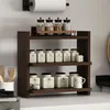 Étagère à épices HOMIDEA Zen avec 3 tablettes en bois – Voir les images du produit 1