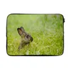MuchoWow® Laptop Hülle 14 ZollKaninchen - Baby - Gras Produktbild-Vorschau 1