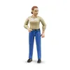 Bruder bworld Frau mit Hellem Hauttyp, Blaue Hose, Anteprima dell’immagine prodotto 6