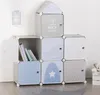 Kinder Aufbewahrungsboxen "Château" - grau und blau 96 × Produktbild-Vorschau 5