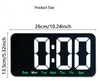 Digitale Wanduhr mit LED-Anzeige, 3-stufig Einstellbare Produktbild-Vorschau 2