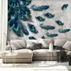 Vlies Fototapete - Blown Feathers 350x256 cm Tiere Produktbild-Vorschau 2