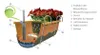MARETA cassetta in plastica per l'irrigazione 60x20x18cm Anteprima dell’immagine prodotto 3