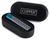 Clipper Metall Feuerzeug: British Laser Blau Produktbild-Vorschau 3