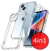 3x Schutzglas Panzer Glas iPhone 16, 1x Handyhülle mit Produktbild-Vorschau 1
